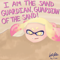 koreankitkat:  Pearl is the sand guardian,