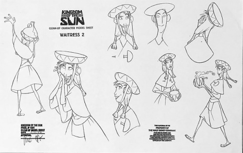 barryjohnson77:Model Sheet Monday Model sheets from Kingdom of the Sun before it became Emperors N