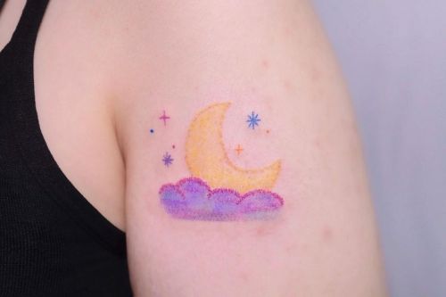 ig: kettle_tats cloud;moon;sky;splatter;star