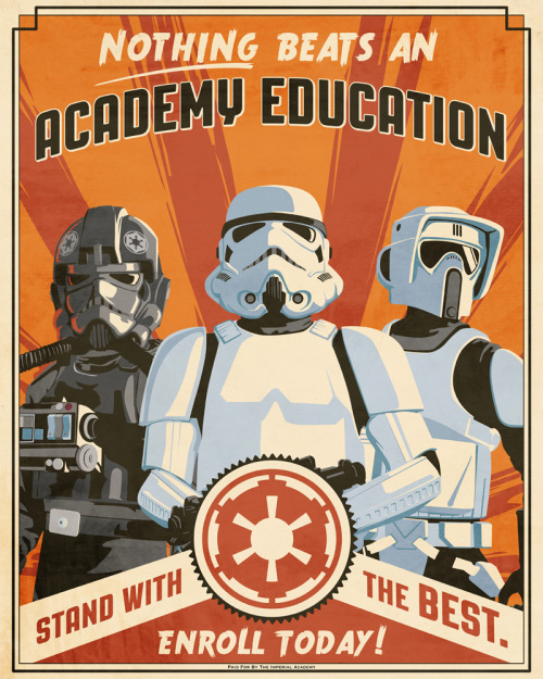 darth-lumines: Star Wars Propoganda Posters // by Steve Thomas