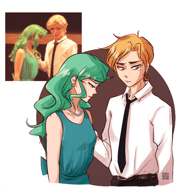 nikoniko808:  Ok Shuu and Sayaka literally made Haruka and Michiru come alive onstage