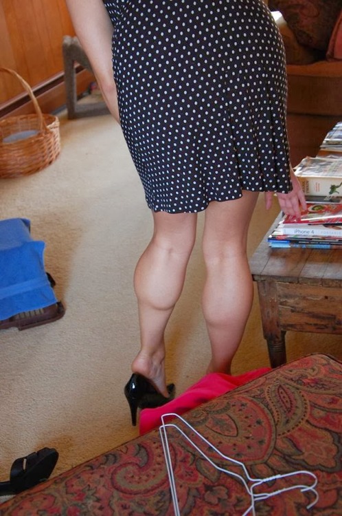 Porn photo Huge female calves