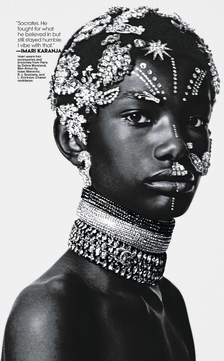 femmequeens:  Imari Karanja photographed by Daniel Jackson for Teen Vogue’s Volume