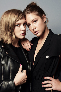 luciferetlucia:  Adèle and Léa at the 2013 Toronto International Film Festival.