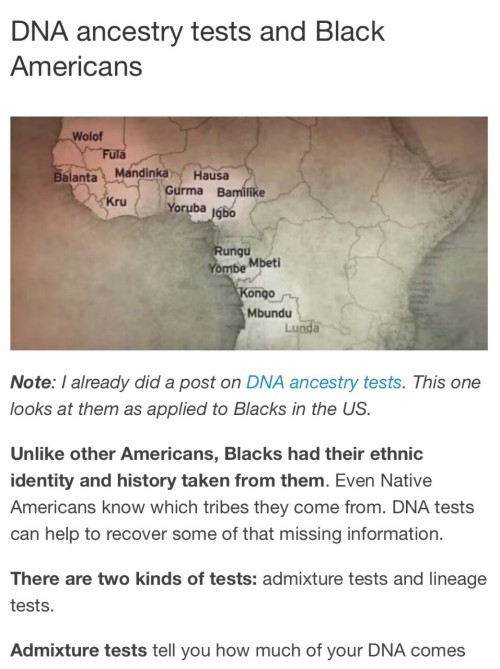 blackladyjeanvaljean:be-blackstar:guerilla-tactics:curvewhore:wakeupslaves:DNA ancestry tests and Bl