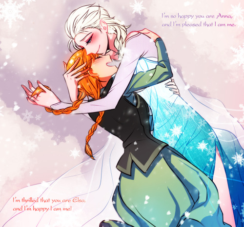 hooreng:  Elsanna steals my heart every single day. <3 