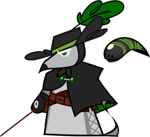Fellas it has been a long time&hellip;But yeah! Revamped art of Doctor Cookie, with his new pet,
