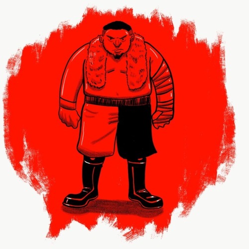 Samoa Joe warmup piece.