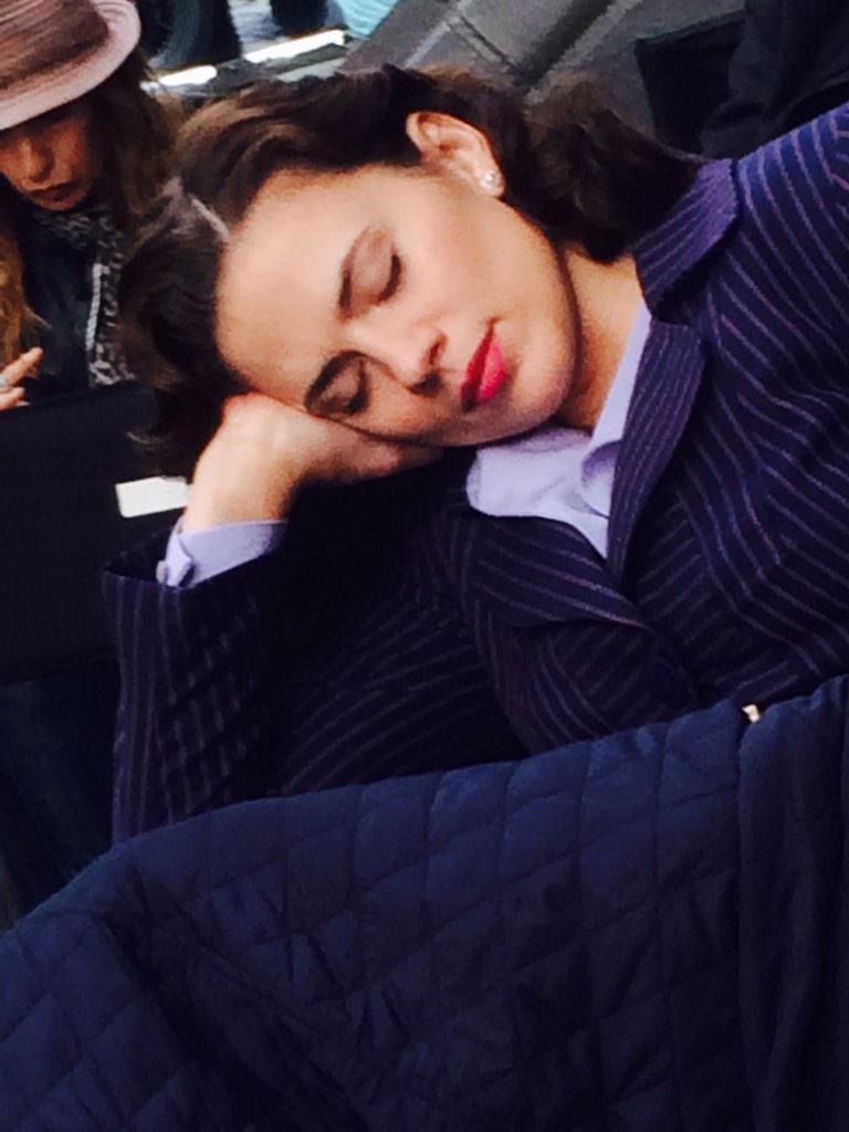 clarke-mason: Hayley Atwell: Professional Napping Queen