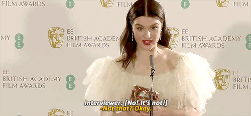 Rachel Weisz backstage after her win at the EE British Academy Film Awards on February 10, 2019
