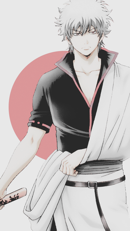 akainoyuki:   Gintama •  Gintoki, Katsura, Hijikata and Sougo • Mobile WallpapersRequested