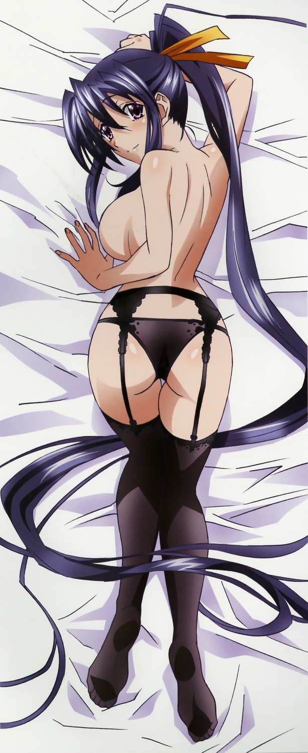 highschool dxd highschool dxd new himejima akeno ass dakimakura garter belt pantsu