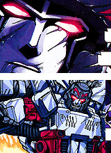 goddamnchou:  Megatron Origin   Since Megatron&rsquo;s eyes are red, depending