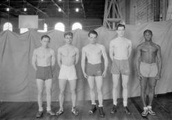 iowacitypast:                   Boxing team, The University of Iowa, April 1935     Creator: Kent, Frederick W. 