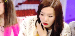 teapanie-deactivated20140922:  seulgi being a cutiepie on hello counselor (for you taengspeas)