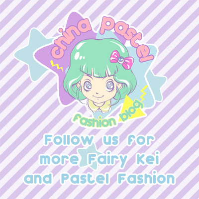 Follow China Pastel for more Fairy Kei and Pastel Shopping on your dashboard!  You can also follow u