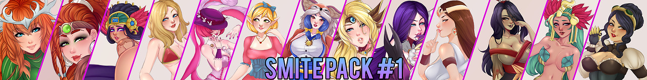 Hey guys! i just made 2 packs for gumroad that includes all of my work on Smite that
