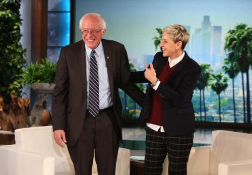 Bernie Sanders on Ellen.