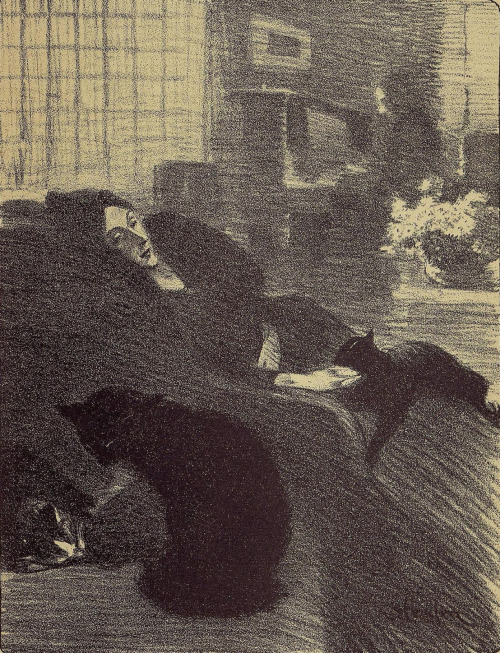 Théophile Alexandre Steinlen aka Théophile-Alexandre Steinlen aka T.A. Steinlen (Swiss-French, 1859-