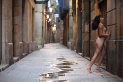 Wet Streets In Barcelona, By Daniel Bauer