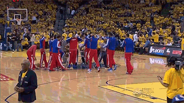 phuckindope:  Clippers protest the racial remarks of owner Donald Sterling. FUCK HIM ! 
