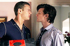 lostinmysins:I think that the Doctor keeps doing that up and down action because he’s like I’ve seen