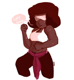 cliione:  i aint nearly strong enough to handle garnet yall looks like i gotta train my power levels