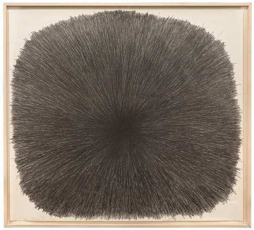 ochyming:  WILLIAM ANASTASI  USA, b. 1933  UNTITLED, 2000   Graphite on paper 150 x 165 cm. | 59 x 6