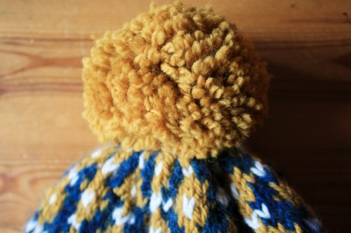 knittingfromthevoids: cute new hat!! i have a lot of this deep ocean blue in my stash and it’s