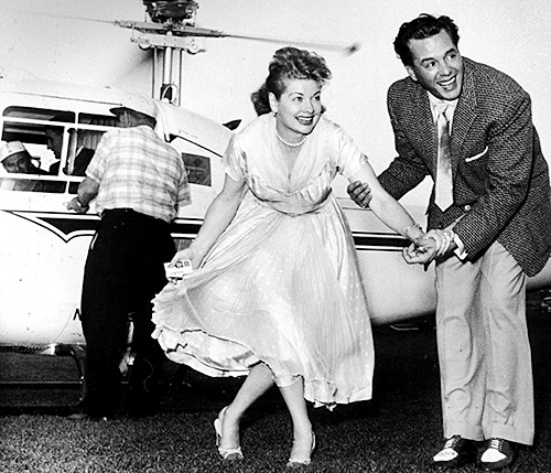 mariedeflor:  Lucille Ball and Desi Arnaz, 1950s  