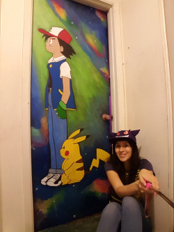 dontplaywellwithothers13:  Happy Pokemon Day!! Just finished my Pokemon inspired painting!  