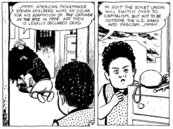 billyarrowsmith:  Damn the fortune telling witch in this 1980’s issue of Love &amp; Rockets fucking nailed it