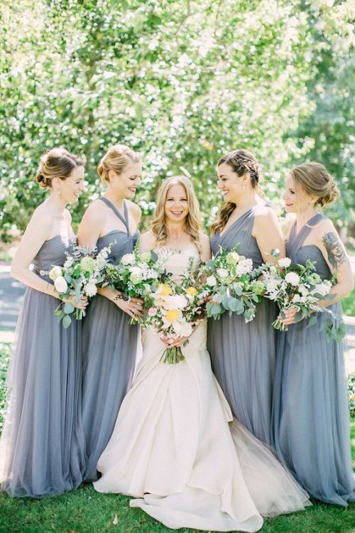 Bridesmaid Color Palette: BlueShop this color palette: 1 / 2 / 3 / 4