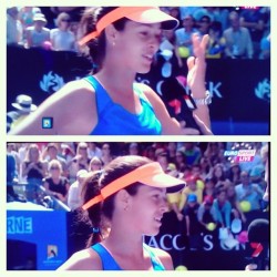 #Serena lost .. #AnaIvanovic win #tennis #Australia #AustralianOpen  #USA vs #Serbia  #sport #AusOpen #Melbourne #eurosport