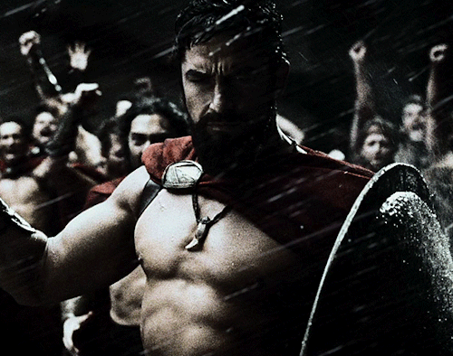 justaholesir:300 (2007) directed by Zack Snyder.Based on the 1998 comic series “300” by Frank Miller