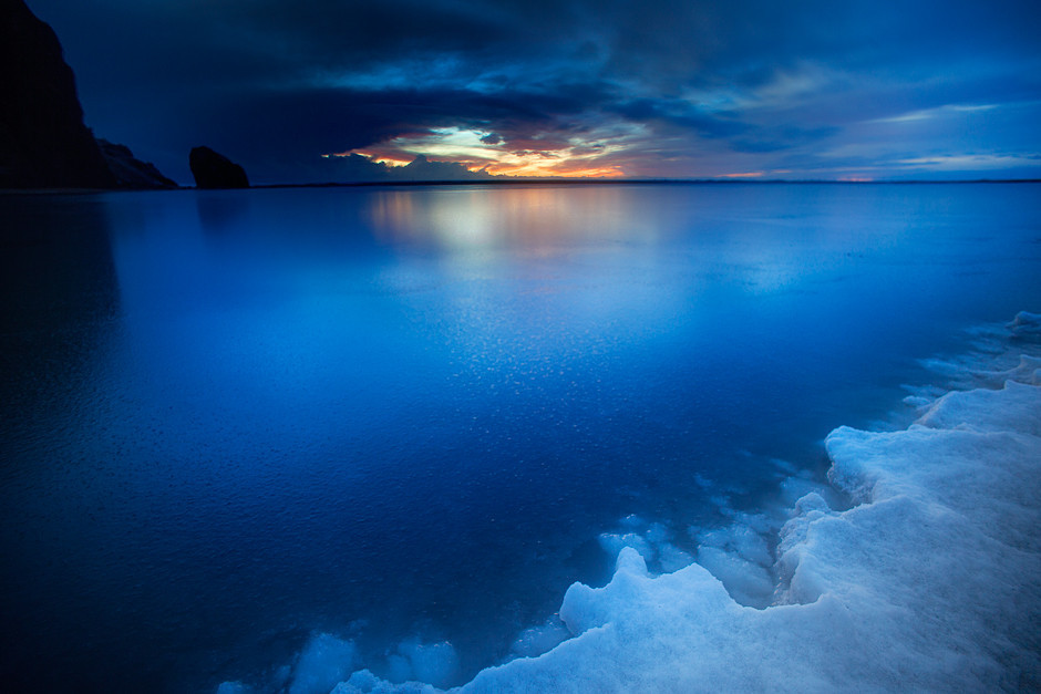 llbwwb:  (via 500px / Winter Sunset by Snorri Gunnarsson)
