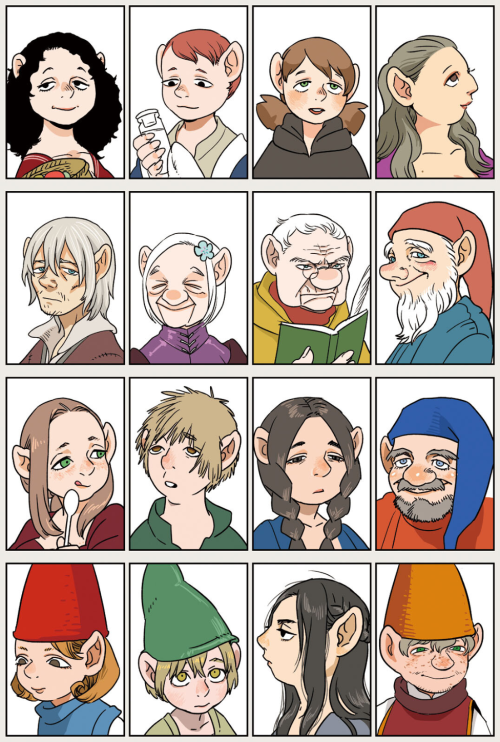 I LOVE Dungeon Meshi's Realistic Fantasy Races