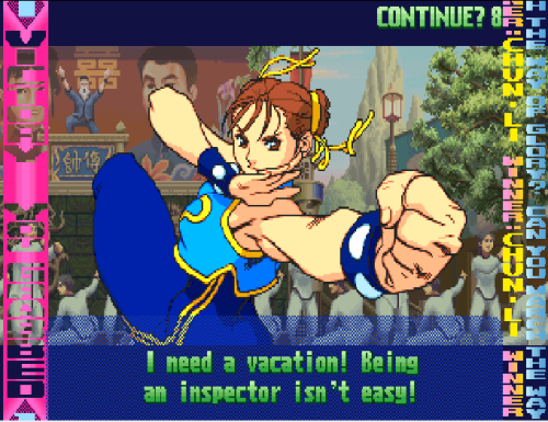 Bison2Winquote — - Cammy, Street Fighter Alpha 3 (Capcom)