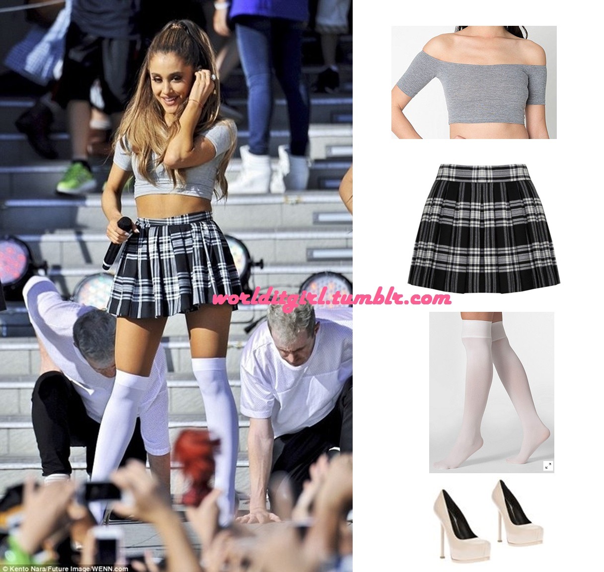 Ariana Grande Louis Vuitton Miniskirt