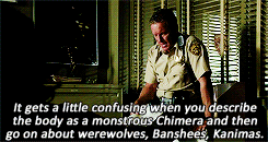 allsonargent:   Sheriff Stilinski + the supernatural ‘And I used to call myself a rational human being.’  