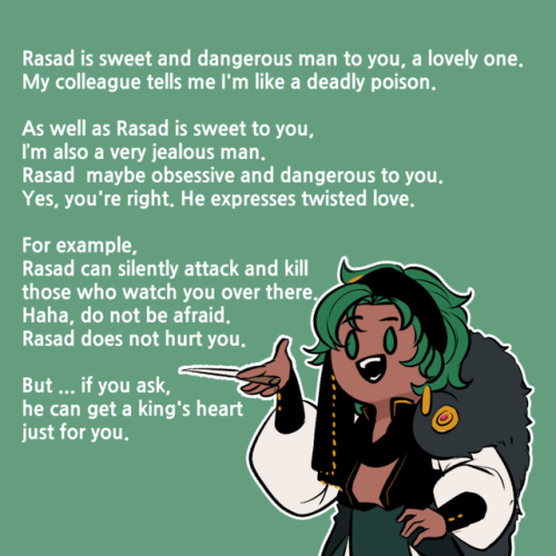 hot7ii99k:  I wrote a post about Rasad. Rasad can not officially belong to anyone, they can not