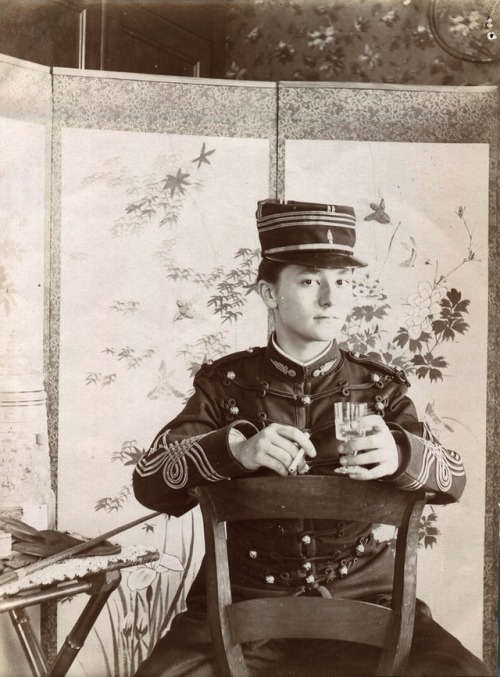 carolathhabsburg: A candid image of a woman in uniform. France, early 1900s