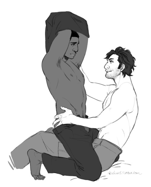 kacir18: Not necessarily nsfw but there’s bum. And Finn jr. is about to come out to say hello.