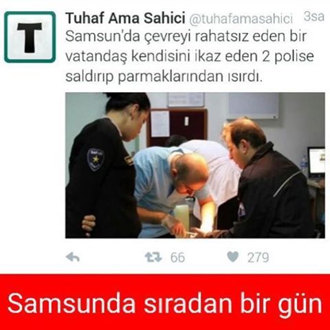 Samsunda çevreyi rahatsız...