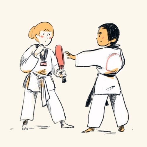 Some taekwondo kids !