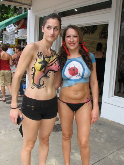 fantasyfest:   See thousand of my photos at my Flickr account. http://www.flickr.com/photos/leester/sets Fantasy Fest Key West art breast boobs nude topless exhibitionist female girls women lingerie nipples outdoor public pussy tits fun Leester  