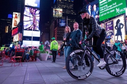 Fixie times at Times Square, NY