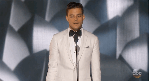 refinery29:  Rami Malek dedicates his Emmy to the Elliots out thereGifs: Emmys on ABC