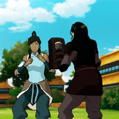 korrasamicaps:    Top 15 Korrasami moments as voted by our followers ♥ 14. Korra and Asami spar in Ba Sing Se 