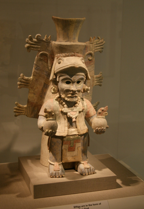 Two Maya effigy urns in the Mayapán style, fromthe eastern Yucatán (Late Postclassic Era, 1100s – 13